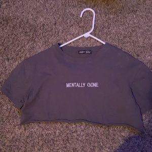 cute shein crop top never worn before !!